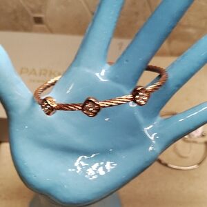 Park Lane Rose Gold Bracelet with Crystal Details